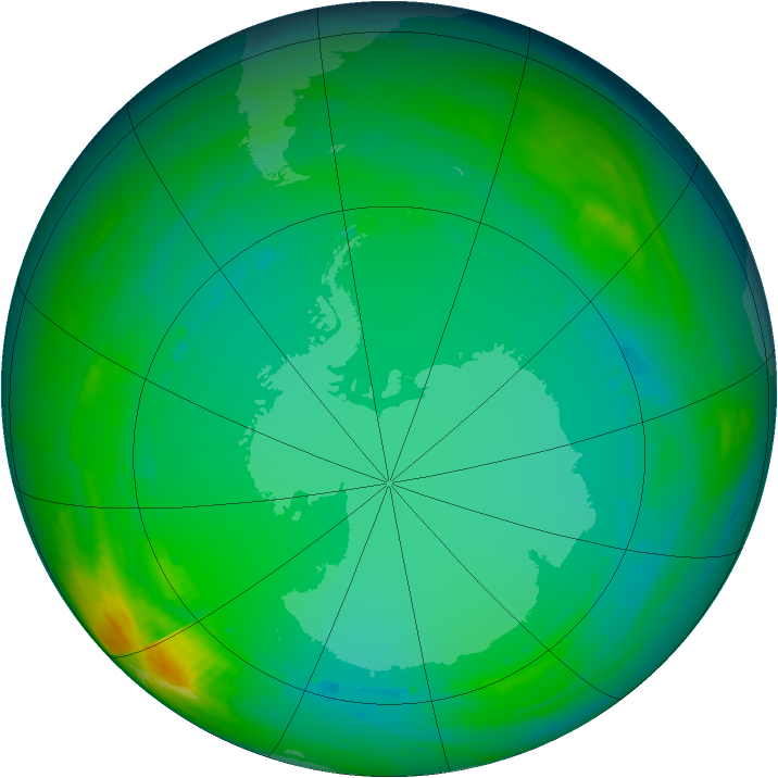 Ozone Map 1984-07-15